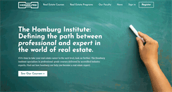 Desktop Screenshot of homburginstitute.com